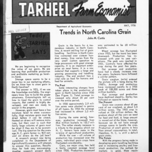 Tarheel Farm Economist, May 1956