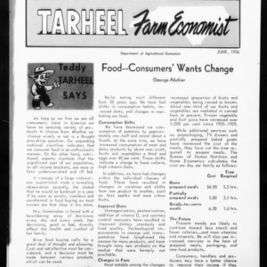 Tarheel Farm Economist, June 1956