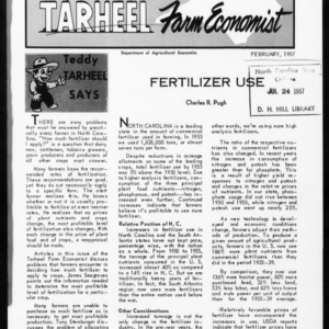 Tarheel Farm Economist, February 1957