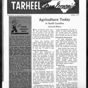 Tarheel Farm Economist, April 1957