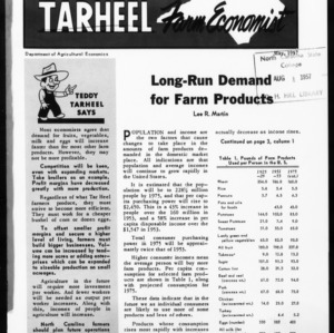 Tarheel Farm Economist, May 1957