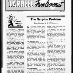 Tarheel Farm Economist, June 1957