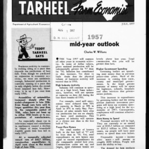 Tarheel Farm Economist, July 1957