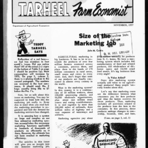 Tarheel Farm Economist, November 1957