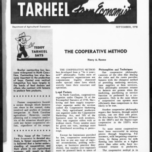 Tarheel Farm Economist, September 1958