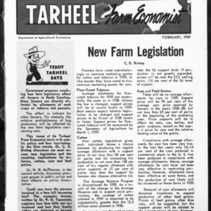 Tarheel Farm Economist, February 1959