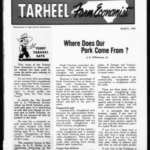 Tarheel Farm Economist, March 1959