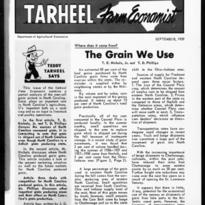 Tarheel Farm Economist, September 1959