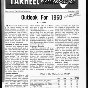 Tarheel Farm Economist, December 1959