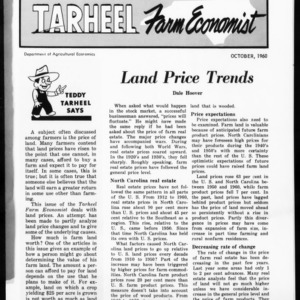 Tarheel Farm Economist, October 1960