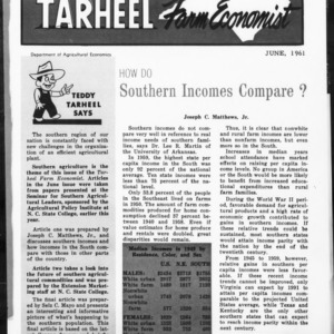 Tarheel Farm Economist, June 1961
