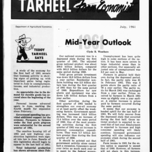 Tarheel Farm Economist, July 1961
