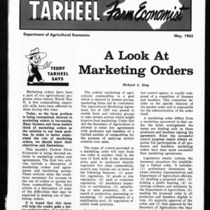 Tarheel Farm Economist, May 1962