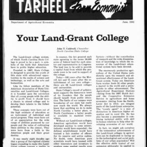 Tarheel Farm Economist, June 1962