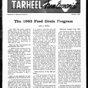 Tarheel Farm Economist, January 1963