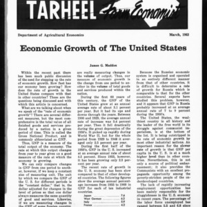 Tarheel Farm Economist, March 1963