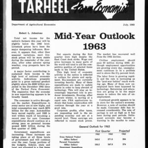 Tarheel Farm Economist, July 1963
