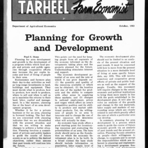 Tarheel Farm Economist, October 1963