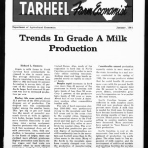 Tarheel Farm Economist, January 1964