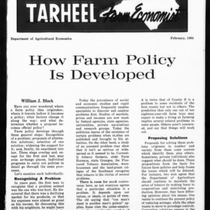 Tarheel Farm Economist, February 1964