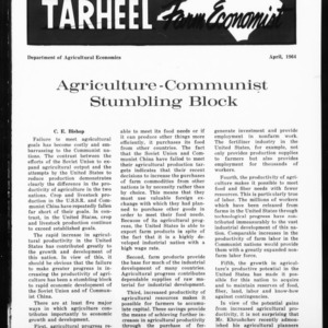Tarheel Farm Economist, April 1964