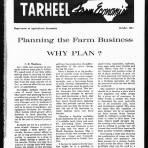 Tarheel Farm Economist, October 1964