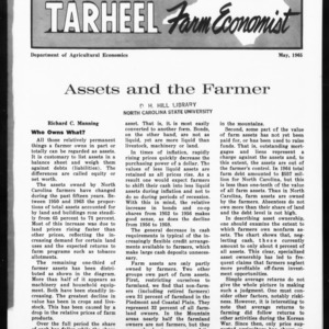 Tarheel Farm Economist, May 1965