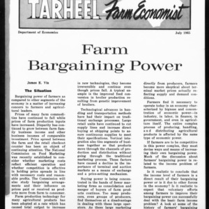 Tarheel Farm Economist, July 1965