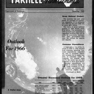 Tarheel Farm Economist, December 1965