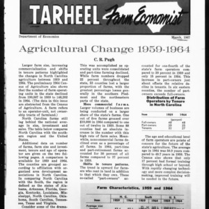 Tarheel Farm Economist, March 1967