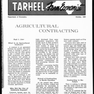 Tarheel Farm Economist, October 1967