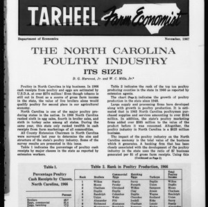 Tarheel Farm Economist, November 1967