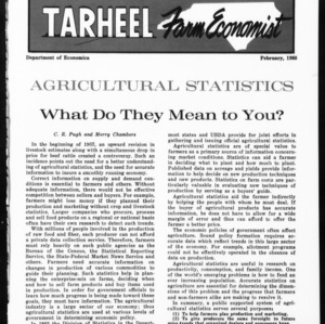 Tarheel Farm Economist, February 1968