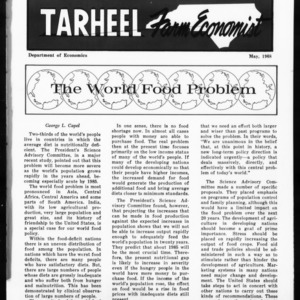 Tarheel Farm Economist, May 1968