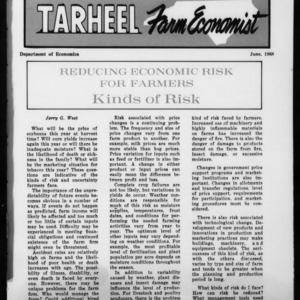 Tarheel Farm Economist, June 1968