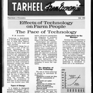 Tarheel Farm Economist, July 1968