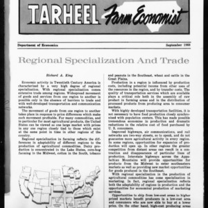 Tarheel Farm Economist, September 1968