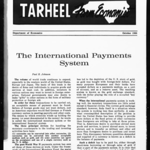 Tarheel Farm Economist, October 1968