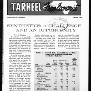 Tarheel Farm Economist, March 1969