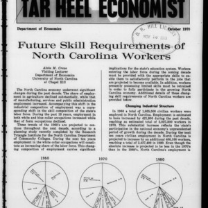 Tar Heel Economist, October 1970
