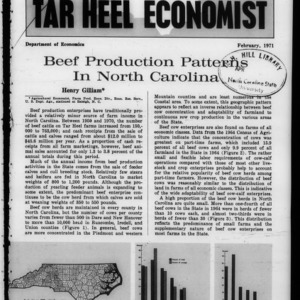 Tar Heel Economist, February 1971