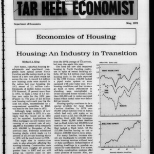 Tar Heel Economist, May 1973
