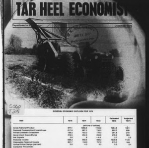 Tar Heel Economist, December 1973