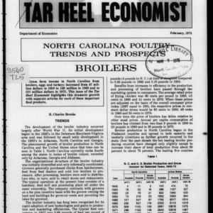 Tar Heel Economist, February 1975