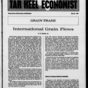 Tar Heel Economist, March 1980