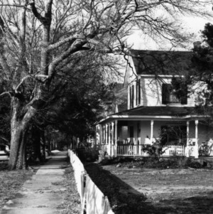 View, Matthews House and South King Street, Windsor, Bertie County, North Carolina