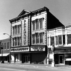 View, Paramount Theater L.D. Giddens Building, Goldsboro, Wayne County, North Carolina
