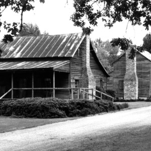 View, Jones-Litch House and John McDonald Shaw House, Scotland County, North Carolina