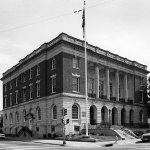 View, U.S. Post Office and Courthouse, Washington, Beaufort County, North Carolina