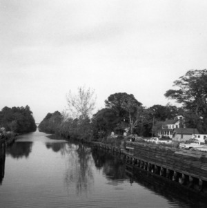 Dismal Swamp Canal with Baxter-Mullen House in background, Camden County, North Carolina